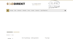 Desktop Screenshot of golddirekt.com