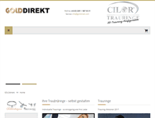 Tablet Screenshot of golddirekt.com